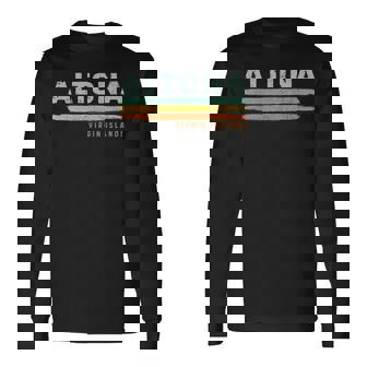 Vintage Stripes Altona Vi Long Sleeve T-Shirt | Mazezy