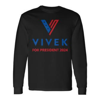 Vivek For President 2024 Long Sleeve - Monsterry