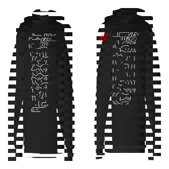 Vr6 Engine Gasket Vr6 Engine Long Sleeve T-Shirt | Mazezy