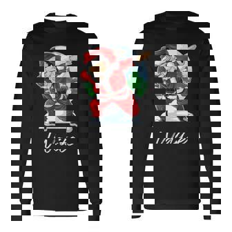 Waite Name Santa Waite Long Sleeve T-Shirt - Seseable