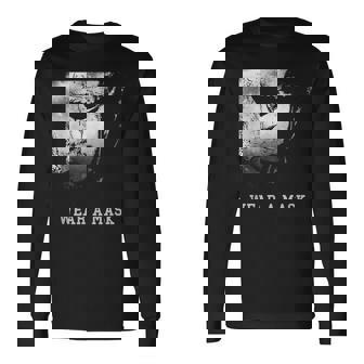 Wear A Mask A Halloween Horror Mask Halloween Long Sleeve T-Shirt | Mazezy