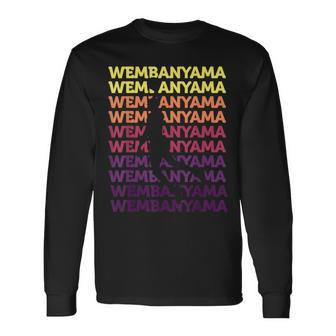 Wembanyama Basketball Amazing Fan Long Sleeve T-Shirt - Seseable