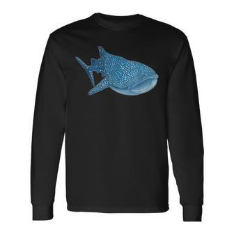Whale Shark Scuba Diving Snorkeling Long Sleeve T-Shirt | Mazezy