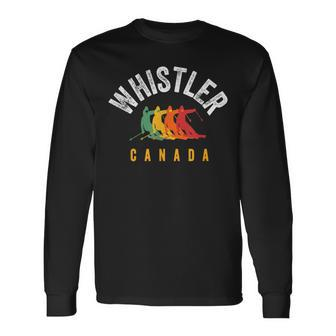 Whistler Ca Canada Ski Snowboard Canadian Bc Vancouver Long Sleeve T-Shirt | Mazezy