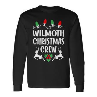 Wilmoth Name Christmas Crew Wilmoth Long Sleeve T-Shirt - Seseable