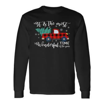 It Is The Most Wonderful Time Of The Year Christmas Long Sleeve T-Shirt - Monsterry AU