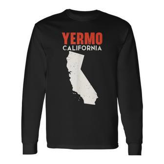 Yermo California Usa State America Travel Californian Long Sleeve T-Shirt | Mazezy