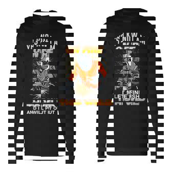 Yes I Know I Am On Fire Let Me Finish This Weld Welding Long Sleeve T-Shirt | Mazezy