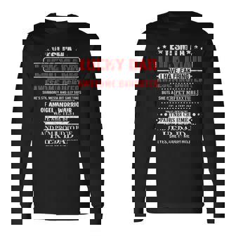 Yes Im A Lucky Dad I Have A Freaking Awesome Daughter Long Sleeve T-Shirt T-Shirt | Mazezy