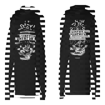 Yes I Have A Retirement Plan I'll Be Playing The Bagpipes Long Sleeve T-Shirt | Mazezy