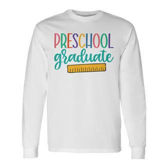 2023 Pre-K Graduate Preschool Boys Last Day Of School Long Sleeve T-Shirt T-Shirt | Mazezy