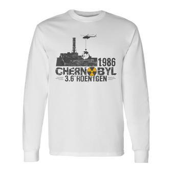 36 Roentgen Chernobyl City Catastrophe In 1986 T Long Sleeve T-Shirt | Mazezy