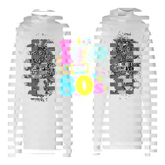 This Is My 80S Costume Outfit Eighties Retro Party Long Sleeve T-Shirt - Seseable