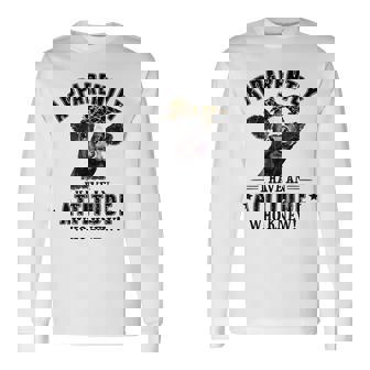 Apparently I Have An Attitude Who Knew Cow Long Sleeve T-Shirt | Mazezy