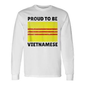 Asia Vietnamese Vietnam Viet Kieu Pride Proud Strong Love Long Sleeve T-Shirt T-Shirt | Mazezy