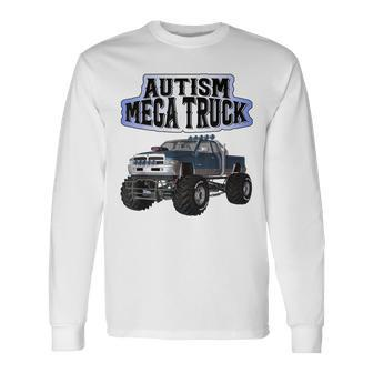 Autism Mega Truck Long Sleeve T-Shirt | Mazezy
