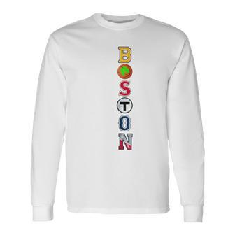 Bawston Townie Sports Team Fan Boston Mass New England Pride Long Sleeve T-Shirt | Mazezy