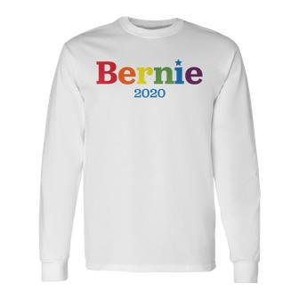 Bernie Sanders Pride 2020 Long Sleeve T-Shirt T-Shirt | Mazezy