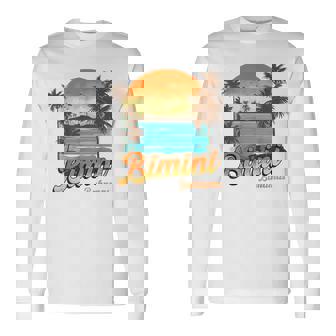Bimini Bahamas Beach Summer Vacation Palm Sunset Bahamas Long Sleeve T-Shirt T-Shirt | Mazezy