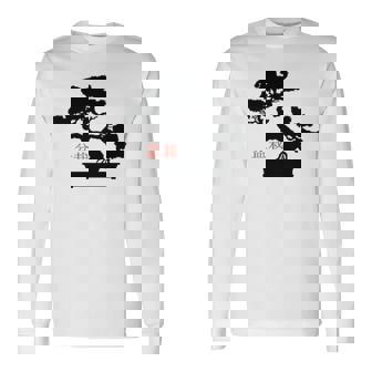 Bonsai Tree Japanese Minimalist Pocket Bonsai Long Sleeve T-Shirt | Mazezy