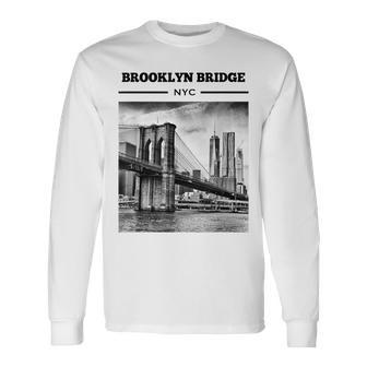 Brooklyn Bridge New York City T Nyc Long Sleeve T-Shirt | Mazezy
