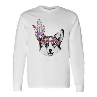 Corgis Clothing Long Sleeve T-Shirt | Mazezy