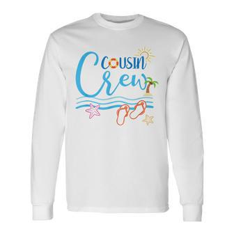 Cousin Crew Matching Trip 2023 Beach Vacation Cruise Long Sleeve T-Shirt - Seseable
