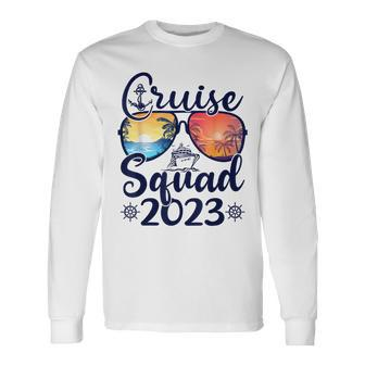 Cruise Squad 2023 Vacation Cool Summer Family Cruise Long Sleeve - Seseable