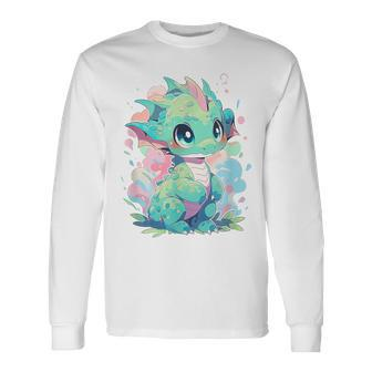 Cute Dragon Dragon Lover Baby Long Sleeve T-Shirt - Seseable