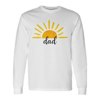Dad Of The Birthday First Trip Around The Sun Birthday Long Sleeve T-Shirt - Seseable