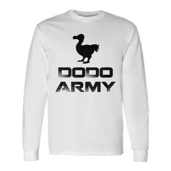 Dodo Army Dodo Long Sleeve T-Shirt | Mazezy