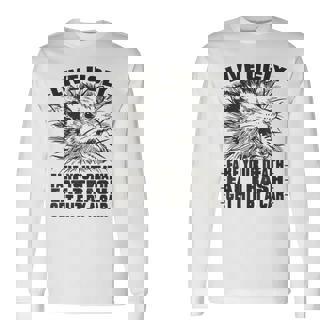 Lets Eat Trash & Get Hit By A Car As A Possum Long Sleeve T-Shirt | Mazezy