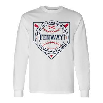Fenway Caroline Dirty Water Fenway Long Sleeve T-Shirt | Mazezy