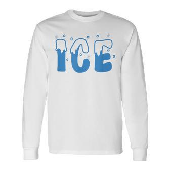 Fire And Ice Last Minute Halloween Matching Couple Costume Long Sleeve T-Shirt | Mazezy