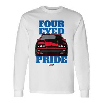 Foxbody Four Eyed Pride Long Sleeve T-Shirt T-Shirt | Mazezy