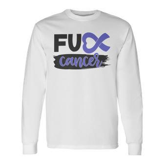 Fuck Esophageal Cancer Esophageal Cancer Awareness Long Sleeve T-Shirt T-Shirt | Mazezy