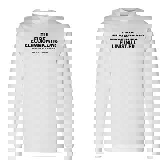 Future Telecommunications Line Installer Long Sleeve T-Shirt | Mazezy