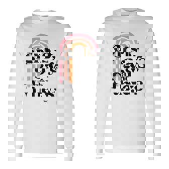 Girls Gays And Theys Lesbian Pride Lgbtq Pride Long Sleeve T-Shirt T-Shirt | Mazezy
