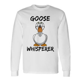 Goose Whisperer Geese Hunting Stocking Stuffer Long Sleeve T-Shirt T-Shirt | Mazezy DE