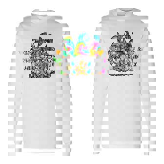 Hippie Gnomes Tie Dye Peace Love Peace Sign 60S 70S Hippie Long Sleeve T-Shirt T-Shirt | Mazezy