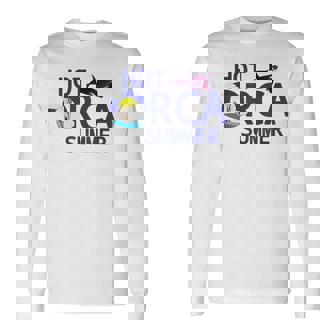 Hot Orca Summer Summer Long Sleeve T-Shirt | Mazezy