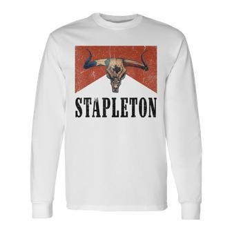 Howdy Stapleton Western Style Team Stapleton Family Reunion Long Sleeve T-Shirt - Thegiftio UK