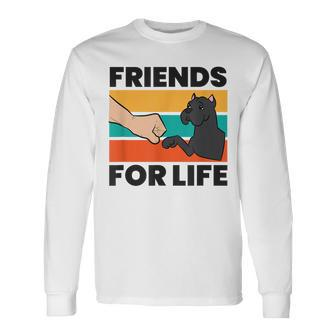 Italian Mastiff Cane Corso Friends For Life Cane Corso Dog Long Sleeve T-Shirt T-Shirt | Mazezy