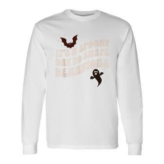 It's A Spooky Day To Shape Behaviors Bcba Aba Halloween Long Sleeve - Monsterry