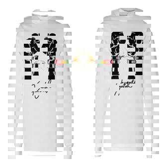 Junenth Breaking Chains Black Freedom 1865 African Long Sleeve T-Shirt - Seseable