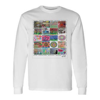 Just Color Colorist Community Collage Long Sleeve T-Shirt | Mazezy