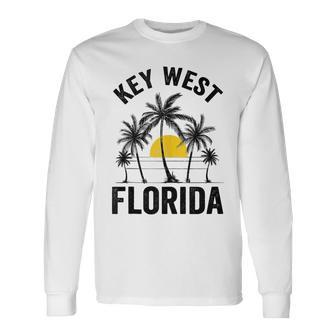 Key West Beach Souvenir Florida 2021 Vacation Florida & Merchandise Long Sleeve T-Shirt T-Shirt | Mazezy