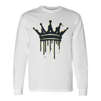 King Drip Long Sleeve T-Shirt | Mazezy