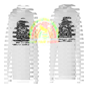 Know Your History Junenth Fist Western Black History Long Sleeve T-Shirt T-Shirt | Mazezy