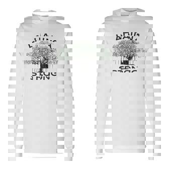 Lahaina Banyan Tree Maui Hawaii Strong Long Sleeve T-Shirt | Mazezy